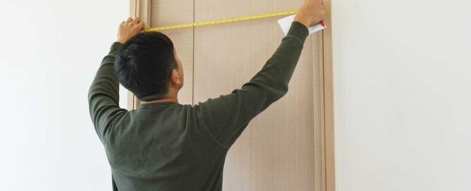 How to measure a screen door