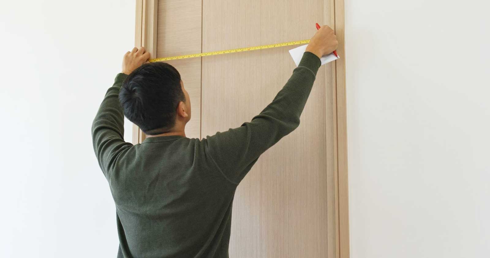 How to measure a screen door
