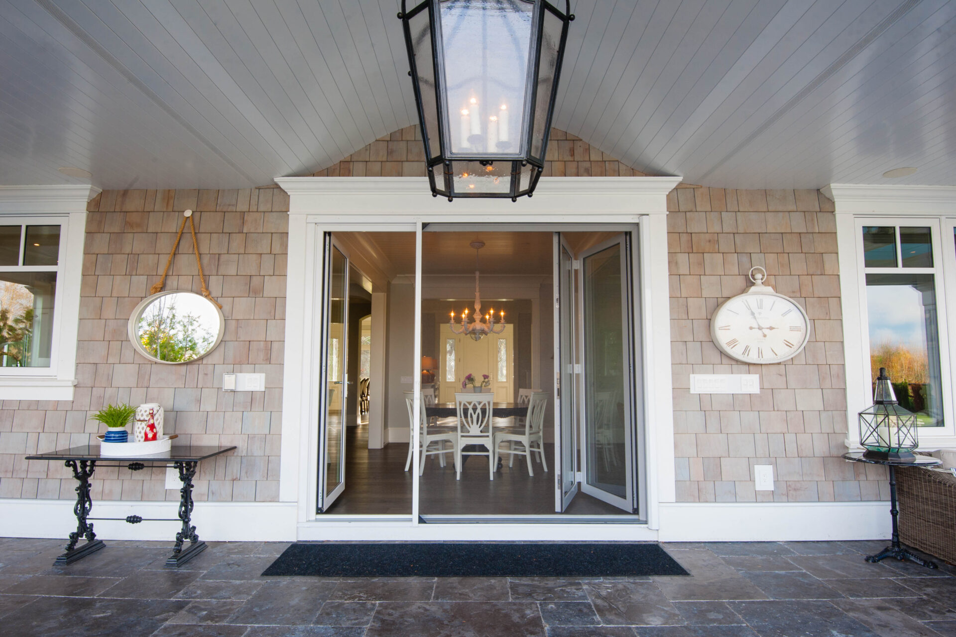 Phantom's Extra-Large Retractable Wall Screen Door spans up to fifteen feet wide per unit and is perfect for bi-fold doors, sliding and folding door systems, and large patio openings.