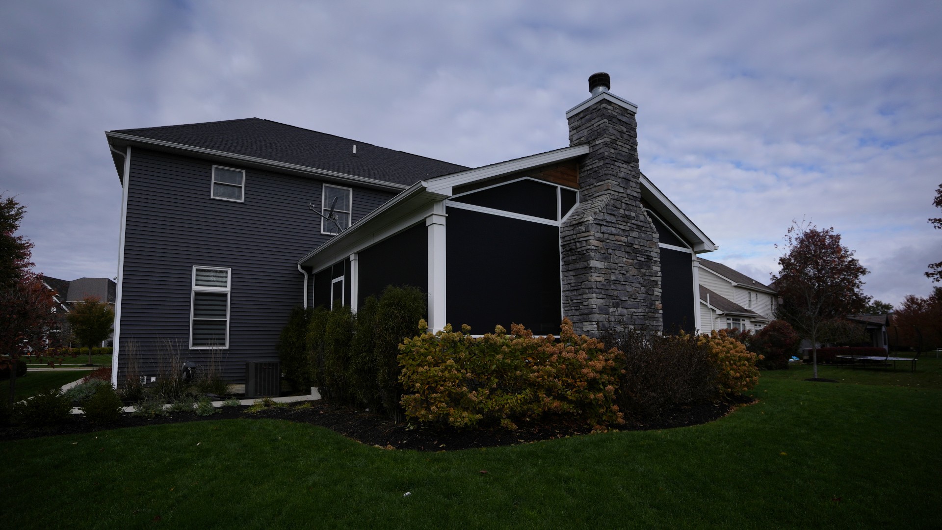 Sopko Photo 3 Screening Solutions Ohio, an authorized Phantom Screen Distributor serving Northeast Ohio for over twenty-five years, transformed an outdoor patio in Strongsville, Ohio into a bug-free hangout with customized patio screens. The screens have a denser mesh weave allowing them to not only keep out bugs but to also increase privacy in the space, block the sun, and retain heat during the fall and winter, extending the homeowner’s patio season.